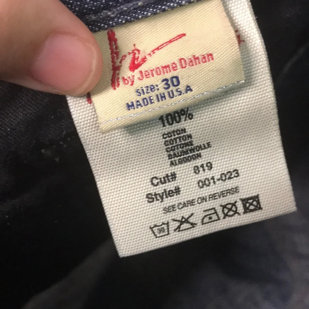 - 2/$30 Citizens of humanity cut off shorts s 30 dark wash anthropology - Picture 7 of 7